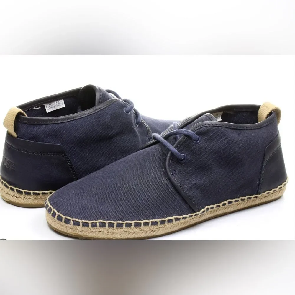 UGG1010116 Men’s lace up shoes blue  SZ 7 /39.5